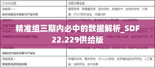 精准组三期内必中的数据解析_SDF22.229供给版