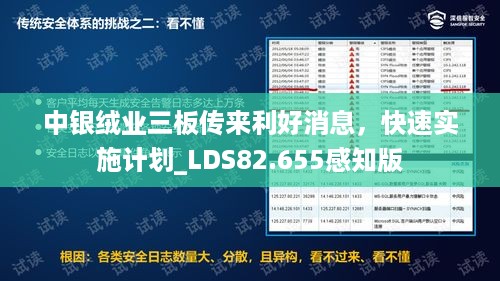 中银绒业三板传来利好消息，快速实施计划_LDS82.655感知版