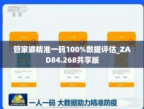 管家婆精准一码100%数据评估_ZAD84.268共享版