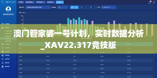 澳门管家婆一号计划，实时数据分析_XAV22.317竞技版