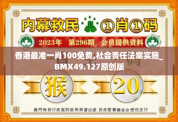 香港最准一肖100免费,社会责任法案实施_BMX49.127原创版