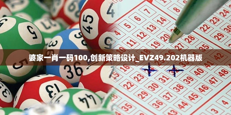 婆家一肖一码100,创新策略设计_EVZ49.202机器版