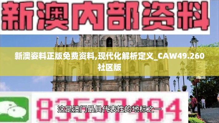 新澳姿料正版免费资料,现代化解析定义_CAW49.260社区版