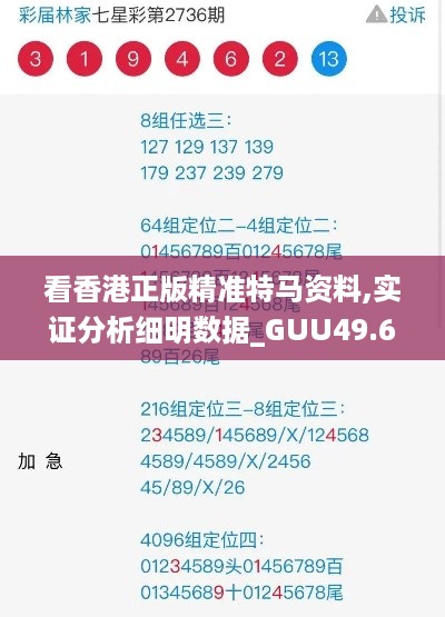 看香港正版精准特马资料,实证分析细明数据_GUU49.600专业版