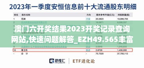 澳门六开奖结果2023开奖记录查询网站,快速问题解答_EZH49.565丰富版