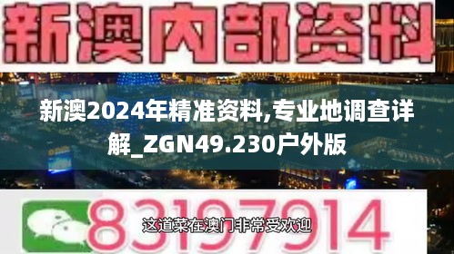 新澳2024年精准资料,专业地调查详解_ZGN49.230户外版