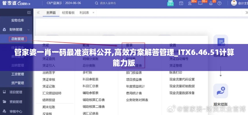 管家婆一肖一码最准资料公开,高效方案解答管理_ITX6.46.51计算能力版