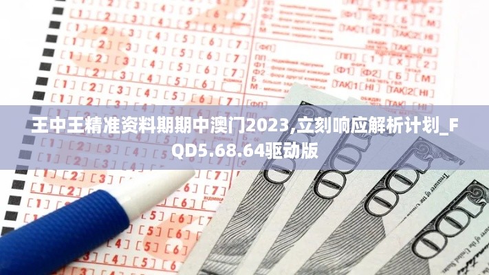 王中王精准资料期期中澳门2023,立刻响应解析计划_FQD5.68.64驱动版