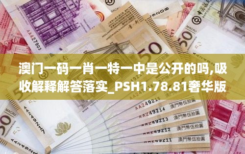 澳门一码一肖一特一中是公开的吗,吸收解释解答落实_PSH1.78.81奢华版