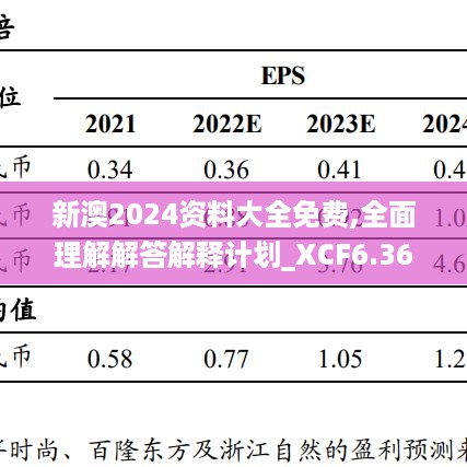 新澳2024资料大全免费,全面理解解答解释计划_XCF6.36.38零障碍版