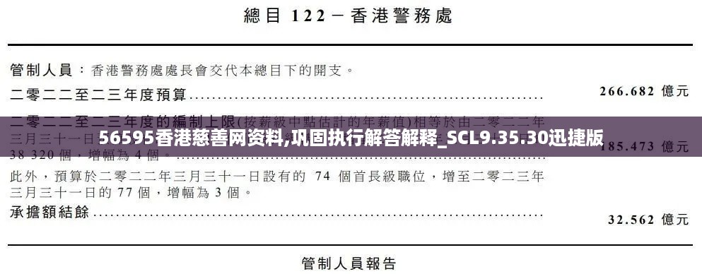 56595香港慈善网资料,巩固执行解答解释_SCL9.35.30迅捷版