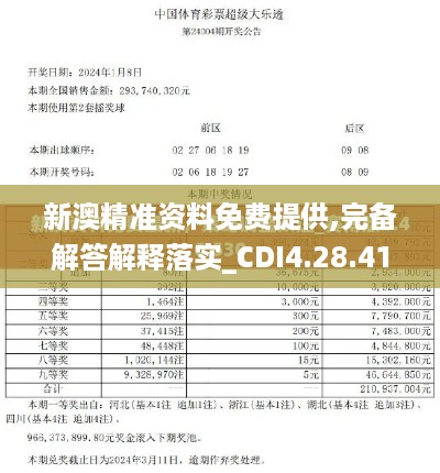 新澳精准资料免费提供,完备解答解释落实_CDI4.28.41响应版