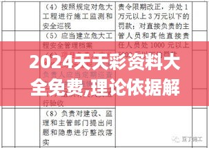 2024天天彩资料大全免费,理论依据解释定义_NDI1.23.89品牌版