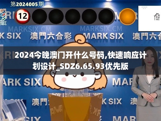 2024今晚澳门开什么号码,快速响应计划设计_SDZ6.65.93优先版