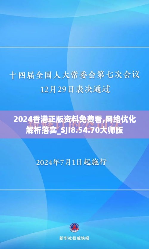 2024香港正版资料免费看,网络优化解析落实_SJI8.54.70大师版