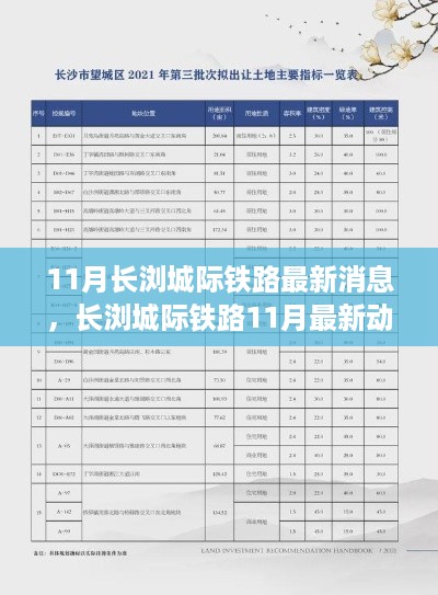 长浏城际铁路最新动态全面指南，11月消息与参与方式