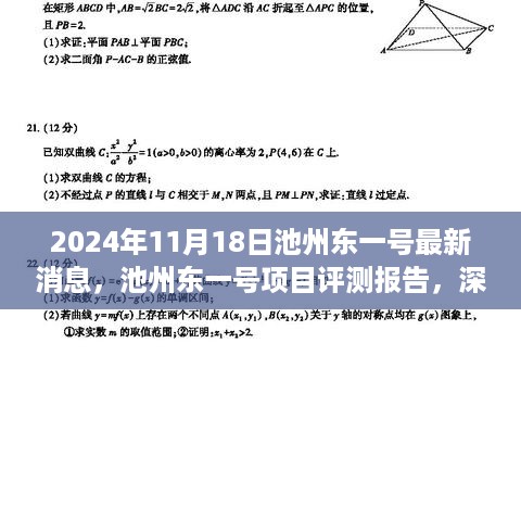 池州东一号项目深度评测报告，产品特性与用户体验解析（最新消息）