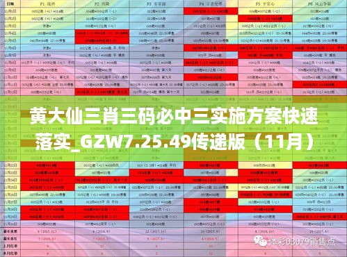 黄大仙三肖三码必中三实施方案快速落实_GZW7.25.49传递版（11月）