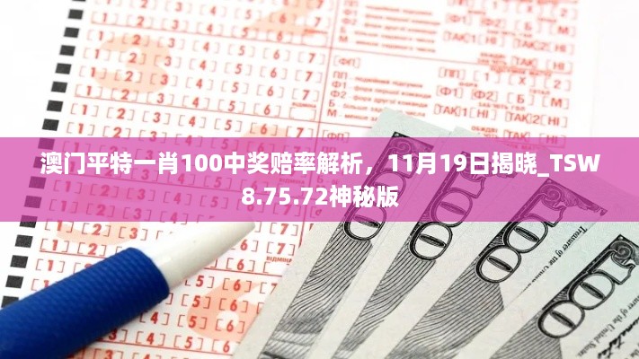 澳门平特一肖100中奖赔率解析，11月19日揭晓_TSW8.75.72神秘版