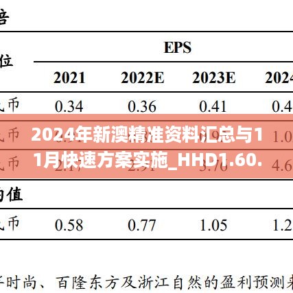 2024年新澳精准资料汇总与11月快速方案实施_HHD1.60.66移动版