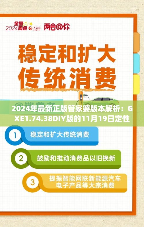 2024年最新正版管家婆版本解析：GXE1.74.38DIY版的11月19日定性说明