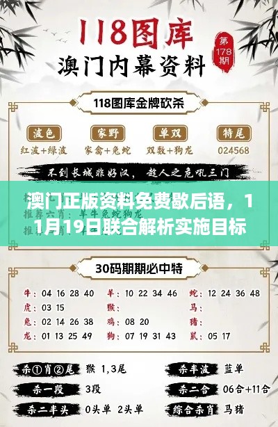 澳门正版资料免费歇后语，11月19日联合解析实施目标_ADV6.60.58闪电版