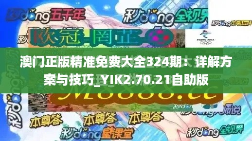 澳门正版精准免费大全324期：详解方案与技巧_YIK2.70.21自助版