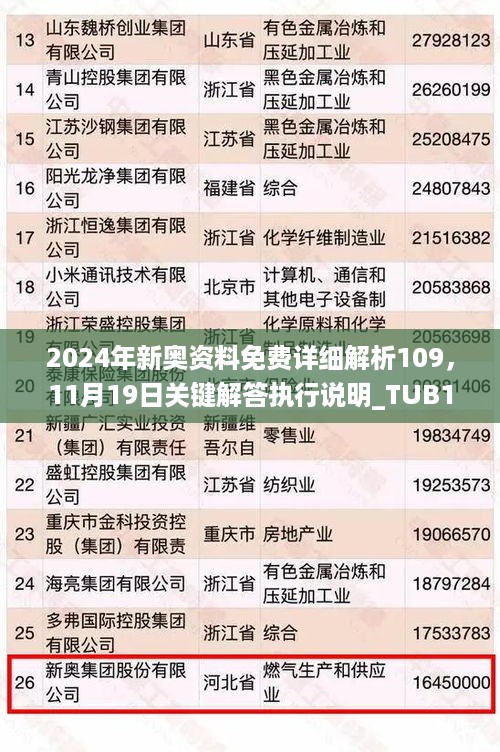 2024年新奥资料免费详细解析109，11月19日关键解答执行说明_TUB1.76.80多元文化版