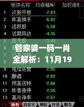 管家婆一码一肖全解析：11月19日权计解答及落实_VXT9.62.24版本