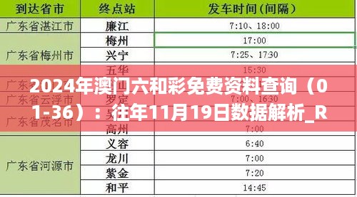 2024年澳门六和彩免费资料查询（01-36）：往年11月19日数据解析_REJ4.17.27无线版