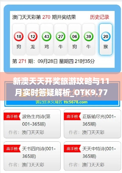 新澳天天开奖旅游攻略与11月实时答疑解析_OTK9.77.67网络版