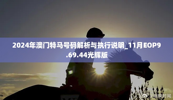 2024年澳门特马号码解析与执行说明_11月EOP9.69.44光辉版