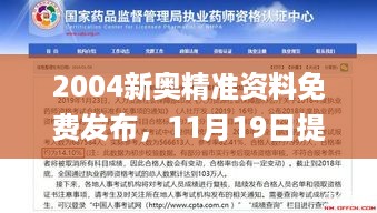 2004新奥精准资料免费发布，11月19日提供详尽解答与执行说明_SYQ8.18.28移动版