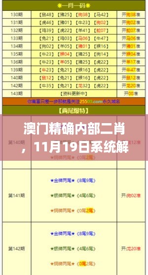 澳门精确内部二肖，11月19日系统解决方案_PJW7.55.35优化版