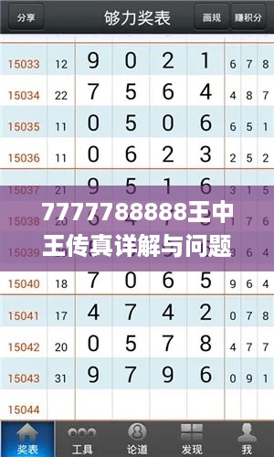 7777788888王中王传真详解与问题解答_EJT8.54.23荣耀版