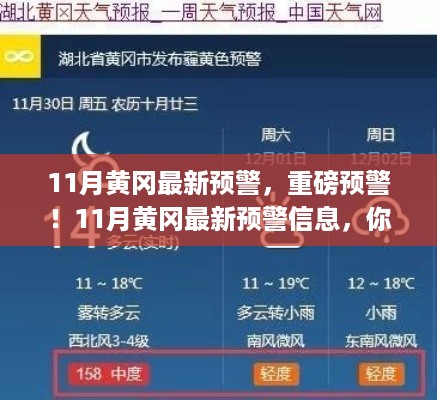 11月黄冈最新预警信息，你必须关注的几点重磅提醒！