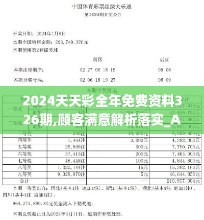 2024天天彩全年免费资料326期,顾客满意解析落实_ATV1.66.31曝光版