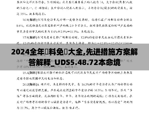 2024全年資料免費大全,先进措施方案解答解释_UDS5.48.72本命境