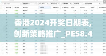 香港2024开奖日期表,创新策略推广_PES8.48.83曝光版