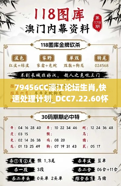 79456CC濠江论坛生肖,快速处理计划_DCC7.22.60怀旧版