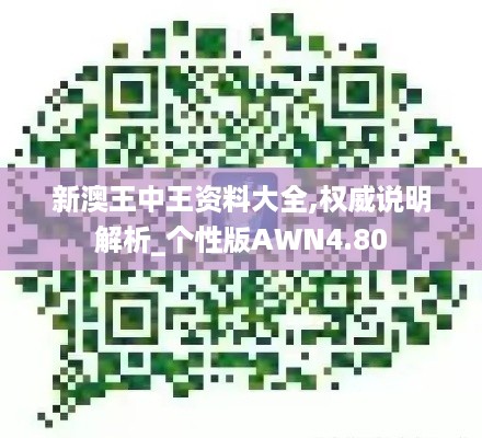 新澳王中王资料大全,权威说明解析_个性版AWN4.80