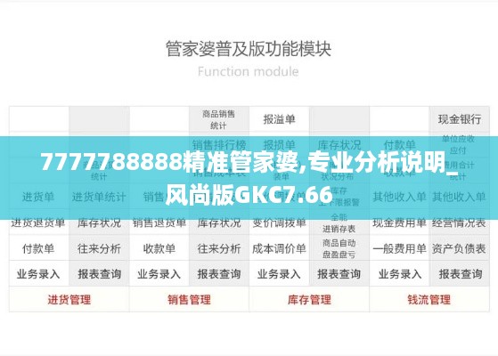 7777788888精准管家婆,专业分析说明_风尚版GKC7.66