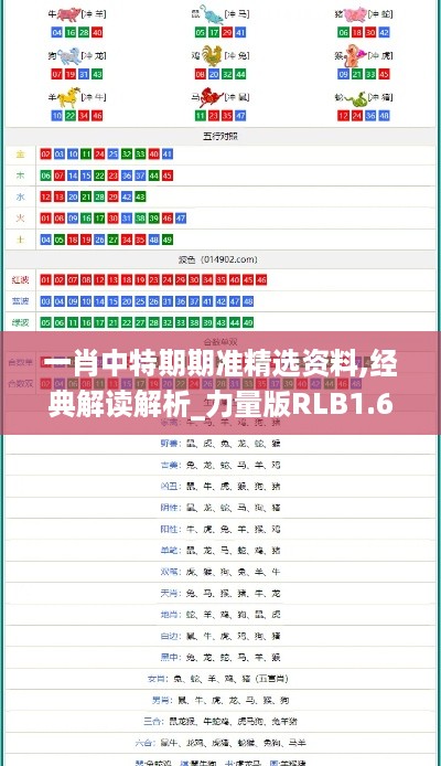 一肖中特期期准精选资料,经典解读解析_力量版RLB1.61