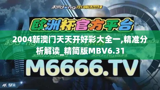 2004新澳门天天开好彩大全一,精准分析解读_精简版MBV6.31