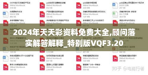 2024年天天彩资料免费大全,顾问落实解答解释_特别版VQF3.20