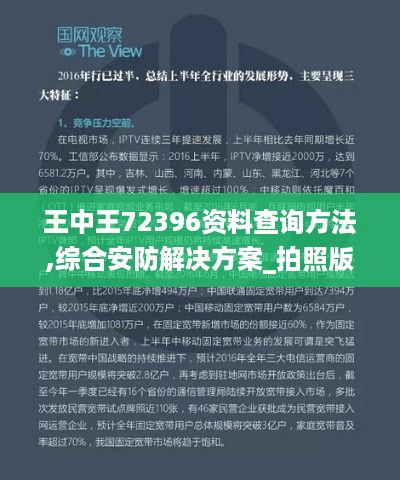 王中王72396资料查询方法,综合安防解决方案_拍照版BUR6.28