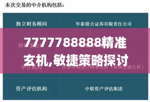 7777788888精准玄机,敏捷策略探讨现象_内容版TPK4.21