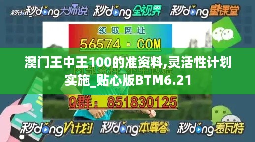 澳门王中王100的准资料,灵活性计划实施_贴心版BTM6.21