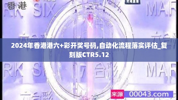 2024年香港港六+彩开奖号码,自动化流程落实评估_复刻版CTR5.12