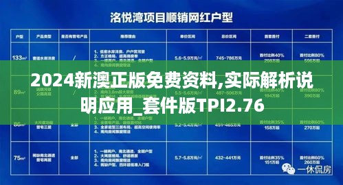 2024新澳正版免费资料,实际解析说明应用_套件版TPI2.76